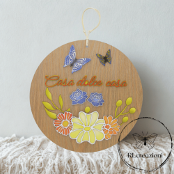 Decorazione per la casa. Taglio laser. Aerografo