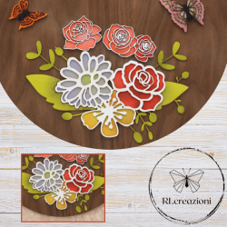 Fuori porta in legno "Benvenuti"