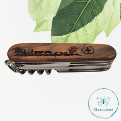 Victorinox Huntsman Wood con incisione laser pastorizia