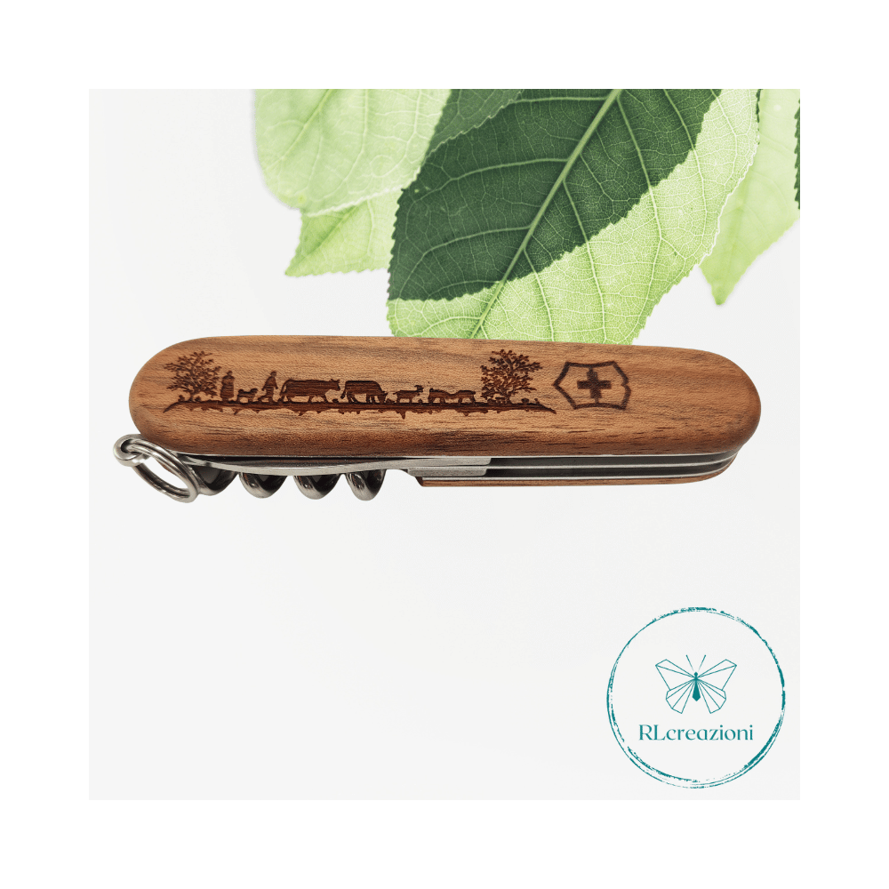 Victorinox Spartan Wood pastorizia incisione laser