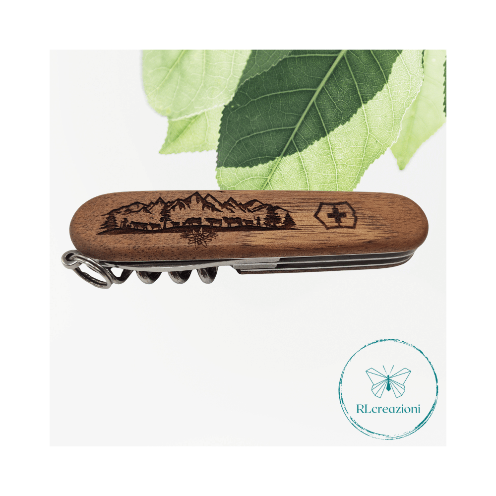 Victorinox Spartan Wood transumanza con incisione laser