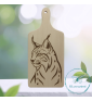 Planche à découper gravée au laser. Personnalisable sur demande