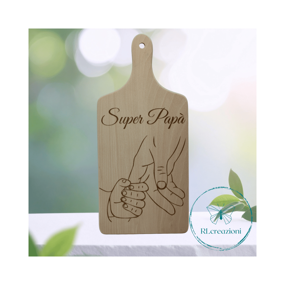 planche à découper gravée au laser