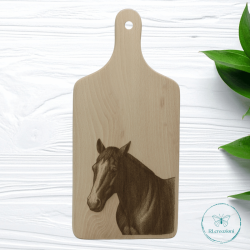 tagliere in legno di faggio con incisione laser. Personalizzato su richiesta