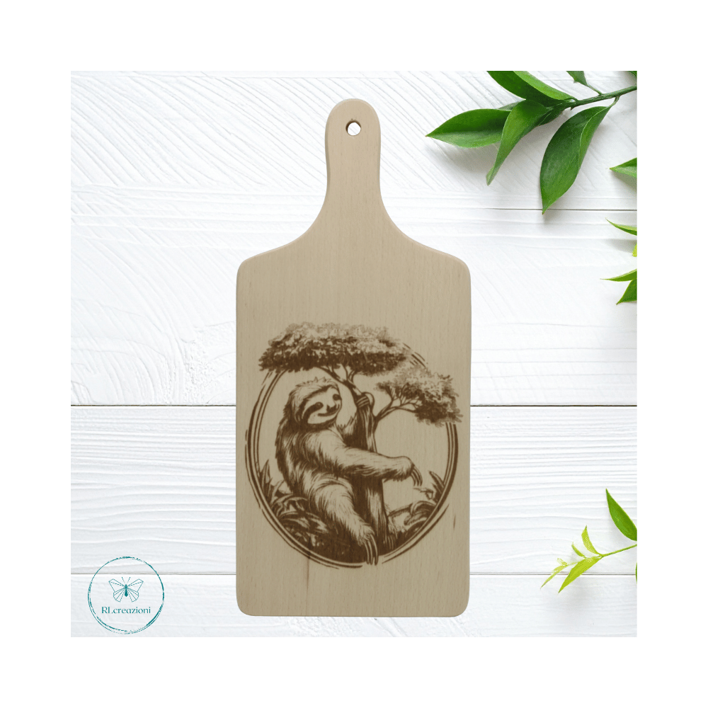 tagliere con incisione laser. Personalizzato su richiesta