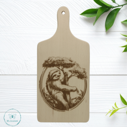 Planche à découper gravée au laser. Personnalisable sur demande