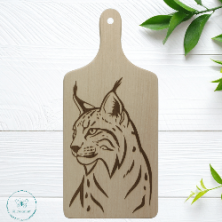 tagliere con incisione laser. Personalizzato su richiesta