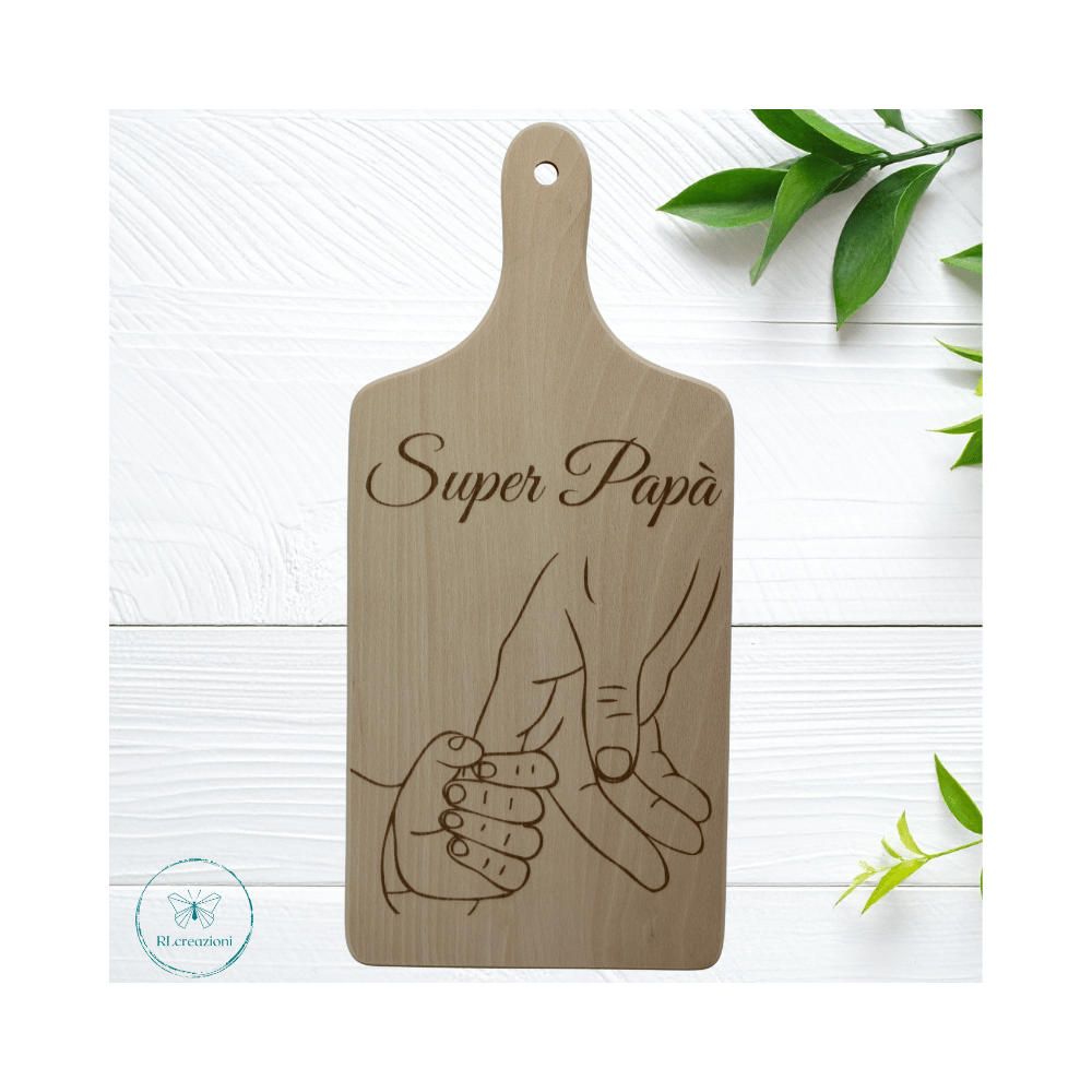 tagliere con incisione laser