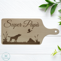 tagliere con incisione laser