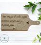 Tagliere in legno di faggio. Viaggio