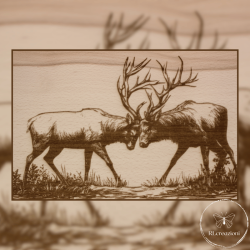 Planche à découper « Cerf»