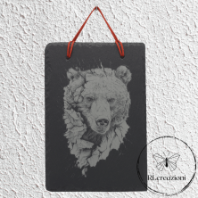quadro in ardesia con incisione laser. Personalizzato su richiesta