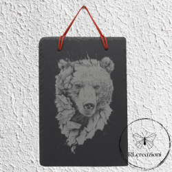 quadro in ardesia con incisione laser. Personalizzato su richiesta