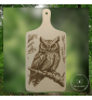 Planche à découper en bois de hêtre avec gravure au laser. Personnalisable sur demande