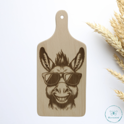 tagliere in legno di faggio con incisione laser. Personalizzato su richiesta