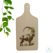 tagliere in legno di faggio con incisione laser. Personalizzato su richiesta