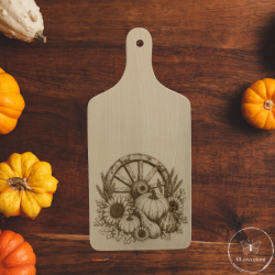 tagliere in legno di faggio con incisione laser. Personalizzato su richiesta