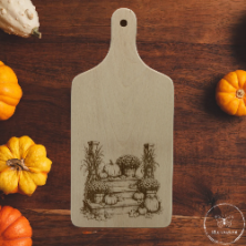 tagliere in legno di faggio con incisione laser. Personalizzato su richiesta