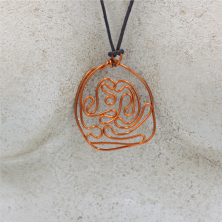 Collana in rame realizzata a mano. Idea regalo. Prodotti artigianali fatti a mano in Ticino