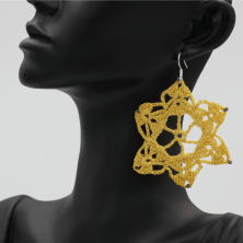 Paire de boucles d’oreilles fait à la main. Idée de cadeau. Fait main