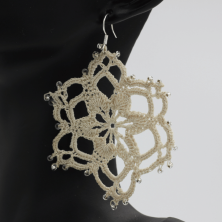 Boucles d'oreilles en coton