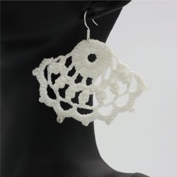 Boucles d'oreilles en coton