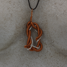 Collier en cuivre fait à la main. Idée de cadeau. Fait main