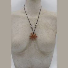 Collier en cuivre fait main, artisanat suisse, tessin