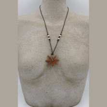 Collier en cuivre fait main, artisanat suisse, tessin