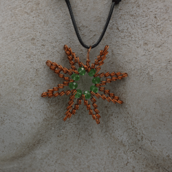 Collana in rame realizzata a mano. Idea regalo. Prodotti artigianali fatti a mano in Ticino