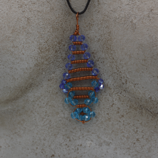 Collana in rame realizzata a mano. Idea regalo. Prodotti artigianali fatti a mano in Ticino