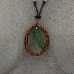 Collana in rame realizzata a mano. Idea regalo. Prodotti artigianali fatti a mano in Ticino