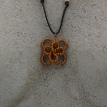 Handgefertigte Kupfer-Halskette. Geschenkidee. Handgefertigt im Tessin