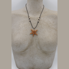 Collana in rame fatta a mano, artigianato ticino