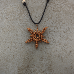 Collana in rame realizzata a mano. Idea regalo. Prodotti artigianali fatti a mano in Ticino