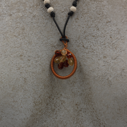 Collana in rame realizzata a mano. Idea regalo. Prodotti artigianali fatti a mano in Ticino