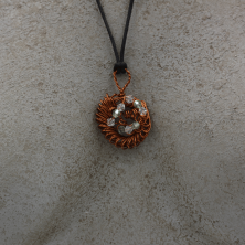 Collana in rame realizzata a mano. Idea regalo. Prodotti artigianali fatti a mano in Ticino