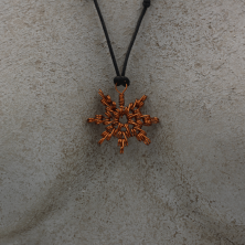 Collana in rame realizzata a mano. Idea regalo. Prodotti artigianali fatti a mano in Ticino