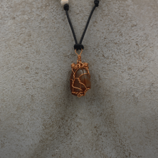 Handgefertigte Kupferhalskette, Tessiner Handwerkskunst